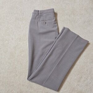 Theory Max 2 Urban Cinder Melange Trousers Wool Blend Bootcut Dress Pants Size 8